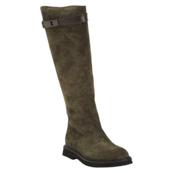 NAPOLEONI Made In Italy Suede High Shaft Boots - Picture 1 of 3